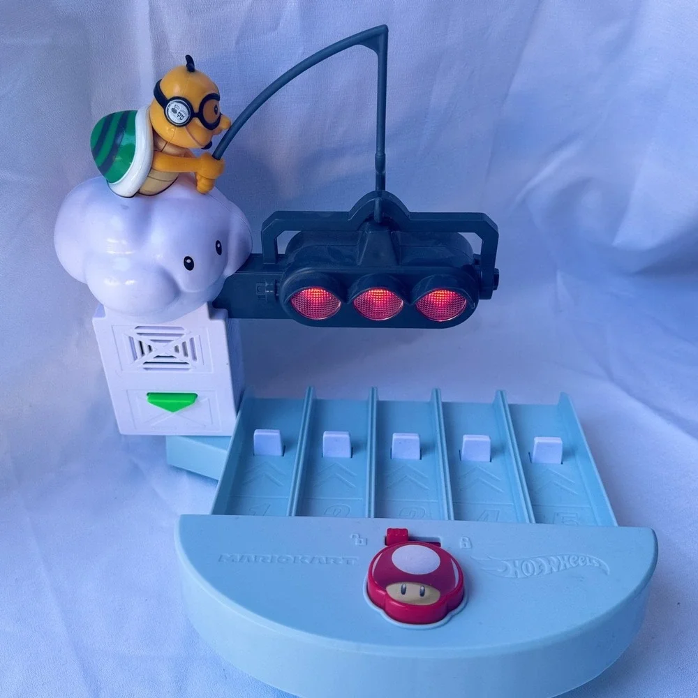 HOT‎ WHEELS SUPER MARIO KART RAINBOW ROAD REPLACEMENT PARTS STARTING LINE GATE